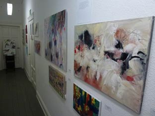 Ausstellungsrundgang in den Ateliers der wfk